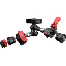 IFOOTAGE Magic Arm Spider Crab MA3-4,Camera Arm with 1/4''&3/8''Screw,7inch Articulating Arm for Video Monitor,Flash Light,Microphone,LED,Monitor,Payload 13.23lbs/6kg