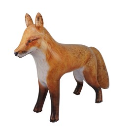 HOHQB - Juguetes inflables de animales realistas de 39 pulgadas, zorro rojo ártico, perfectos para divertirse en interiores, exteriores, piscinas y fiestas de cumpleaños