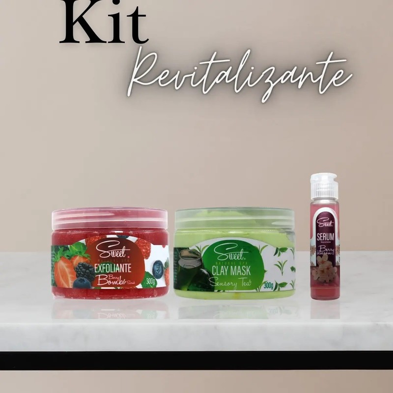 Kit Revitalizant Exfoliante Mascarilla Serum. Spa Manos Pies