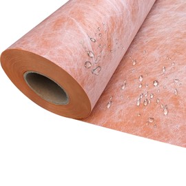 Waterproof Membrane for Shower 23.6 mils 3.3ftx98.4 ft/ 325 Sq Ft Tile Underlayment Waterproofing Membrane PE Fabric for Shower Walls, Bathroom Floors, Sauna Room, Roof Polyethylene Fabric Roll Roof