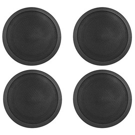 Rockville 70V 5" Commercial Ceiling Speakers 4 Restaurant/Office, Black (CCL5T