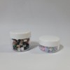 White Cap Cosmetic Empty Cream Jar 10g 10g 20ea
