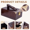 DigNew 10 Pcs Deluxe Shoe Shine Box Set & Shoe