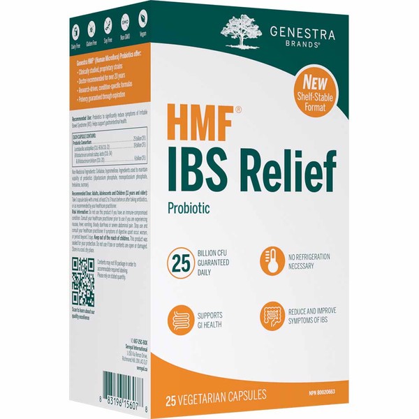 Genestra HMF IBS Relief, 25 billion CFU, Shelf Stable, 25