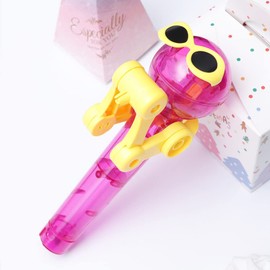 4pcs Lollipop Robot Lollipop Holder Toy for Kids Pop-up Lollipop Holder Novelty Relax Toy Plastic Lollipop Holder Candy Toy Portable Plastic Toys Novelty Candy Case