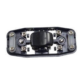 Lamp Switch, Intermediate Switch Black with Strain Relief and Screw Contacts, Rocker On/Off, Cable Switch, 6 A 250 V~, Fits LED Lamp