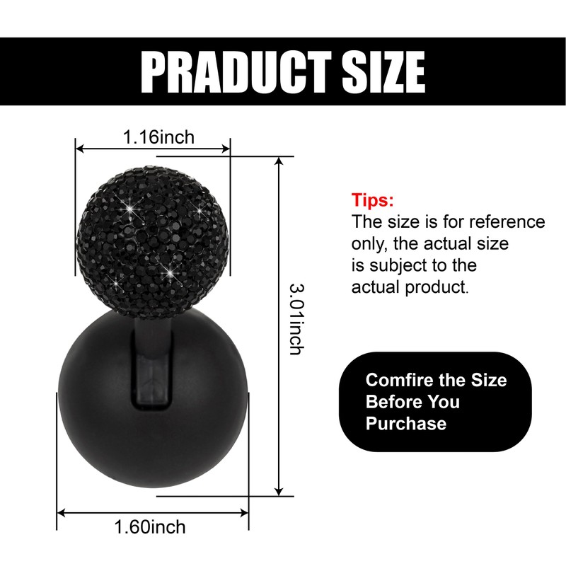 Bling Car Push Starter Button Cover, Rhinestone Auto Engine Joystick