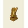 kaws “Passing Through” Companion Figure (Gold) - Collectible Room Decor