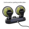 Unbranded Electric Fan Dual Head Car Cooling Fan360°Rotatio