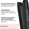 REVLON 1 Inch Flat Iron Ceramic Hair Straightener with Coconut