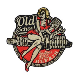Finally Home Old School Repair Biker Patch for Leather Coats | Motorcycle Cowl Patches, Women Iron-On Patches, Screws Motorcycle Patches, Patches for Men