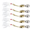 5pcs Metal VIB Fishing Lure Professional Rotating Sequins Lure Bait
