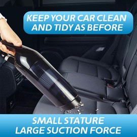 SEAINS Cleaner Handheld Cordless 10000Pa Portable High Power Low Noise Mini for Home Office with 2 Filters Rechargeable-Car Accessories