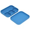 Baby Silicone Divided Food Plate with Lid Drop Resistant Suction