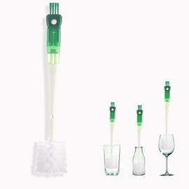5 In 1 Multifunctional Water Bottle Cleaning Brush, Water Bottle Cleaning Brush, Portable Bottle Cleaning Brush for Home Kitchen Crevice, Small Bottle Brush for Bottles Cups Teapots