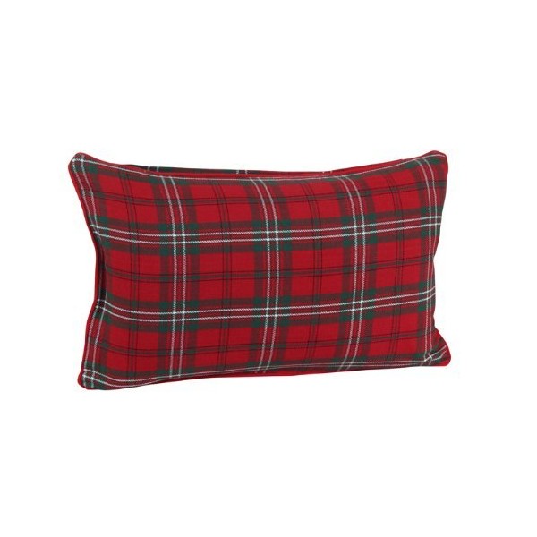 Homescapes Edward Check Cushion Cover 30 x 50 cm 100%