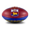 Sherrin Brisbane Lions AFL Club Leather Football, Size 5