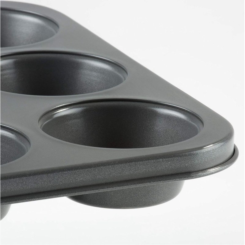 VapourOn 12 Cup Large Muffin Pan, Non-Stick Non-Stick Coated Cupcake