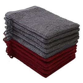 NatureMark NM-HT0829 Terry wash cloths, pack of 10, size 15 x 21 cm, 100% cotton.