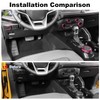 Linskip Dashboard Control Knob Trim Set for Ford Bronco 2025-2021,
