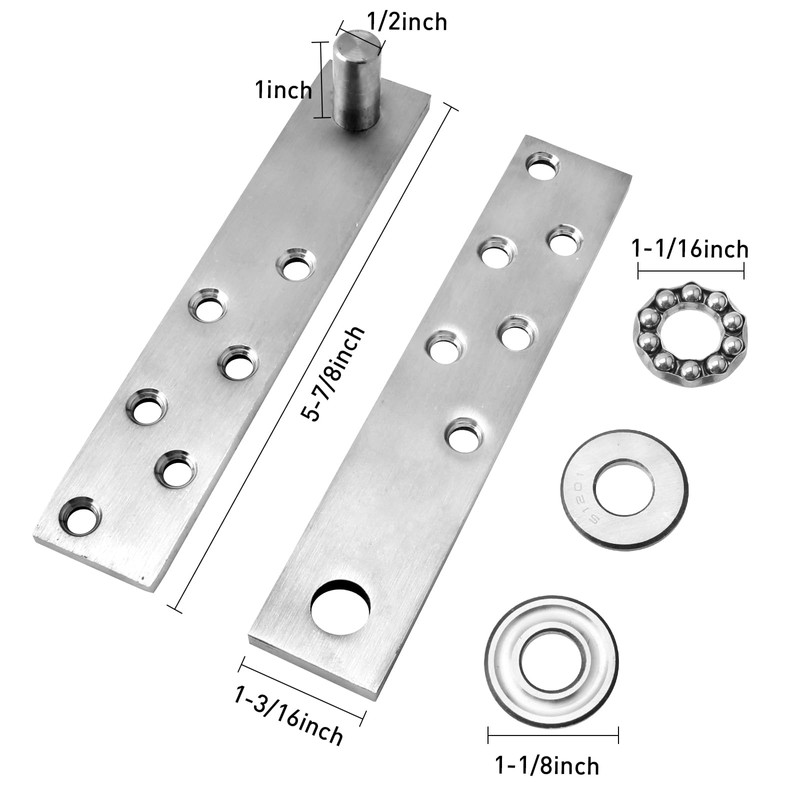 TamBee Hidden Door Hinge Pivot Door Hinge Hardware Heavy Duty
