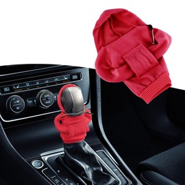Gear Shift Hoodie, Fashionable Sweater Hoodie Auto Gear Shift Knob Protector, Funny Gear Shift Hoodie for Knob Cover Gift, Universal Auto Interior Accessories Car Shift Gear Cover Fits Most Cars