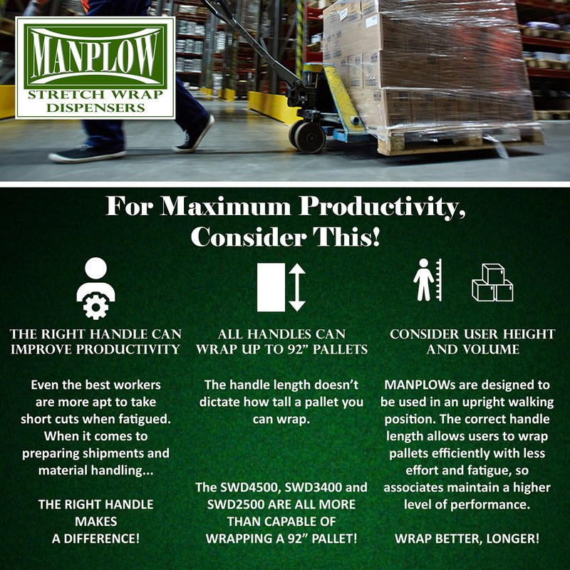 MANPLOW Long Handle Stretch Wrap Dispenser SWD3400 (1)