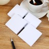 4 White (Square) Sticky Notes, 100 Sheets Per Pad, 76