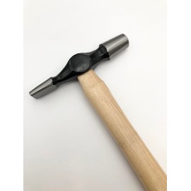 4oz Cross Pein Hammer with Wooden Handle 4oz Hickory Shaft Cross Pein Hammer Lightweight Pin Hammer Used Small, Pin, Panel, Tack, and Nails Clip