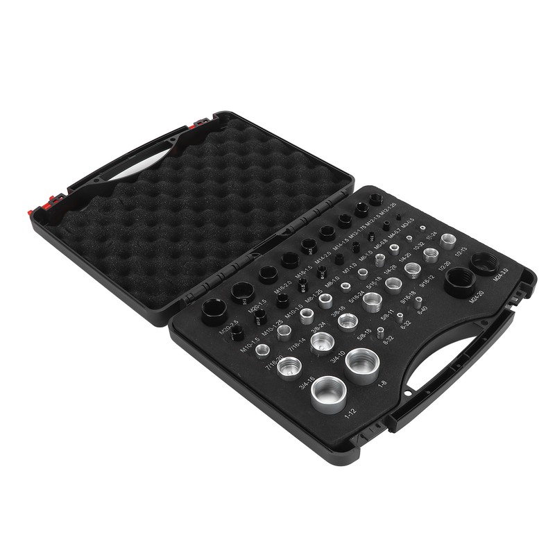 44PCS Nut and Bolt Thread Checker Aluminum Alloy Imperial and