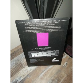 Victoria's Secret NEW Victoria's Secret Lace Top Thigh High Hosiery Reinforced Heel M Berry Grape