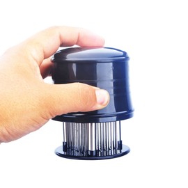 BAITER mi-totenda- Pack of 56 Blades Meat Hammer Meat Tenderizer Knock and Cutting The Soft mi-tosohuta- Meat Muscle Cut Charger (Black)