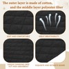 Wesnoy 20 Pack Cotton Tummy Liners and Bra Liners Set