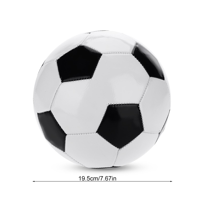 Size 4 Classic Black White Standard Soccer Ball Training Football
