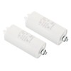 PATIKIL CBB60 40uF Running Capacitor,2Pcs AC 450V 4 Pins 50/60Hz