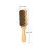 Baluue Double-sided Beard Styling Brush Men's Beard Brush Wooden Handle