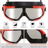 Professional Swim Goggles Women Men Adjustable Anti-Fog Wide View Swimming