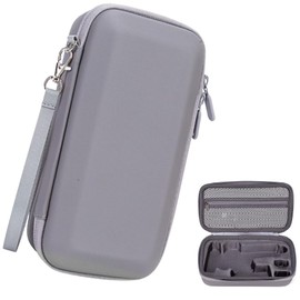 Osmo Mobile 8 Storage Case, Storage Bag, PU Waterproof Carrying Case, Compact Travel Case, Portable, Shockproof (Gray)