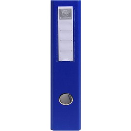 Exacompta - ref. 51742E - 1 rigid PVC binder - 4 D-rings of 50 mm on the 3rd cover - Spine 70 mm - External dimensions: 32 x 29 cm - Format to file A4 Maxi - Colour: blue