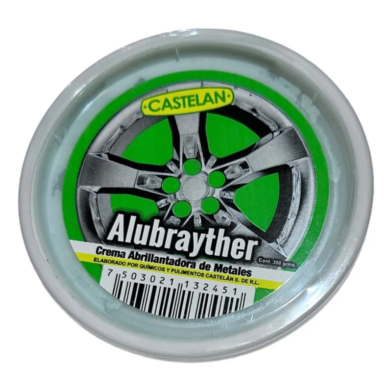 Crema Abrillantadora Metales Aluminio Concentrado 350grs