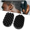 Dreadlock Hair Brush Curling Hair Combs Set, 2Pcs Rubber Curling
