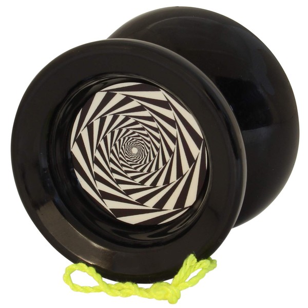 Yoyo King Black Mesmerize Professional Responsive Trick Yoyo with Ball Bearing Axle and Extra String