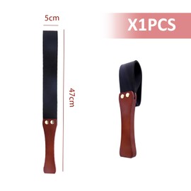 HDGSAFD 1 Piece Riding Whip with Wooden Handle, Riding Whip Made of Pu-Er, Impact Tools, Riding Accessories, Durable Riding Whip, Riding Training Accessories