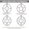 BWA 1 PC 4 LUG TO 5 LUG CONVERSION WHEEL
