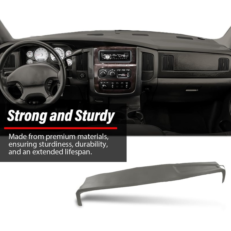 G-PLUS Dashboard Molded Dash Cover Grey Compatible with 2002 2003