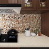 QMARK Peel and Stick Tiles for Kitchen, Self-Adhesive Metal Backsplash