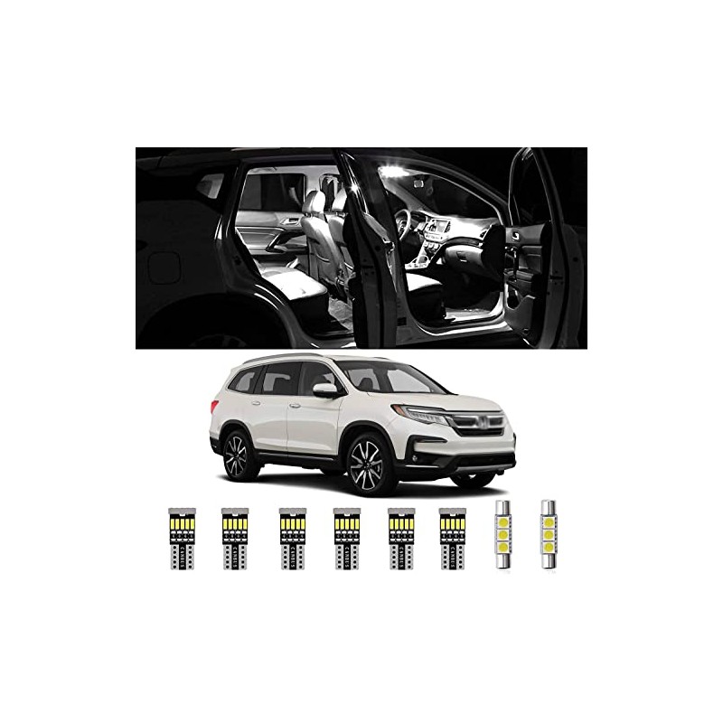 AWALITED 15pcs Pilot Interior LED Lights Kit Ultra Bright Map