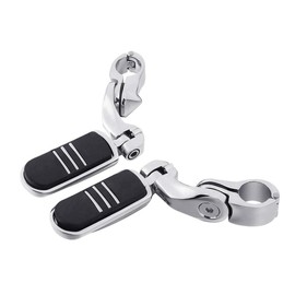 TCMT 32mm 1 1/4" Highway Engine Guard Bar Highway Footpegs Mount Kit Fits For Harley Touring Road King Street Glide Road Glide Electra Glide Softail Sportster Dyna with 1.25" Engine Guards