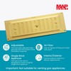 MAP 943-33 Metal Adjustable Air Vent 9” x 3”, Single