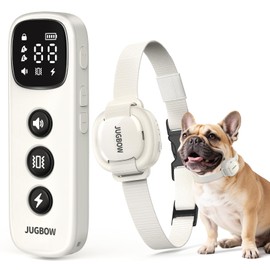 Jugbow Shock Collar for Small Dogs - 4200FT Dog Training Collar with Remote for 5-30lbs Mini Small Dogs, IPX8-Waterproof Rechargeable E-Collar with Beep (1-9), Vibration(1-3), Safe Shock(0-16)